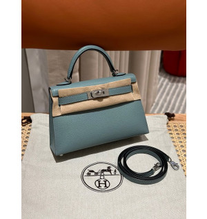 에르메스 미니 켈리2 올수공 (가죽 쉐브레)