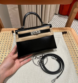 에르메스 미니 켈리2 올수공 (가죽 복스)