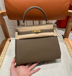 에르메스 켈리25 올수공 (가죽 토고)