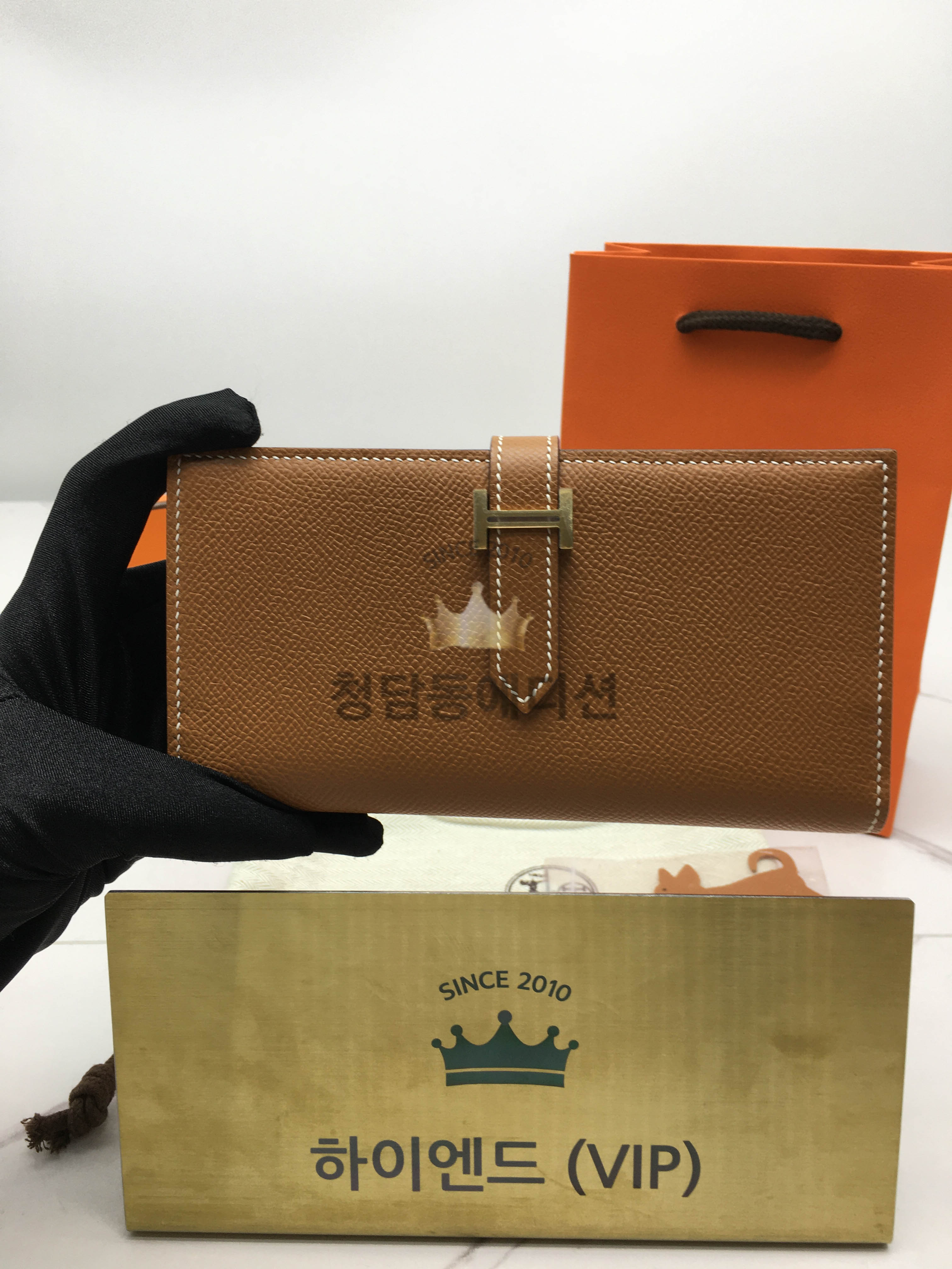 에르메스 베안 장지갑 (금장/은장) (올수공)