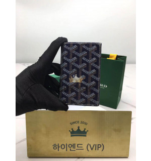 고야드 생피에르 카드지갑 (컬러 다크네이비)