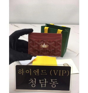 고야드 생쉴피스 카드홀더 (컬러 레드)