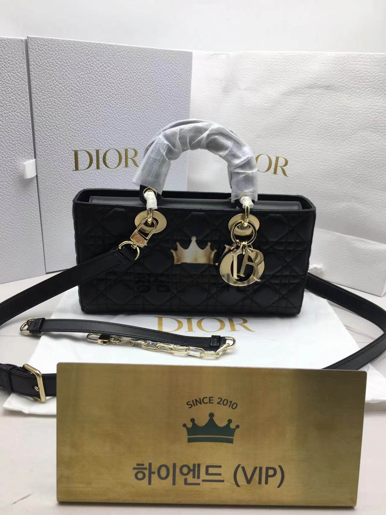 디올 CD D-JOY 까나쥬 숄더백 미디움 (upgrade ver.)