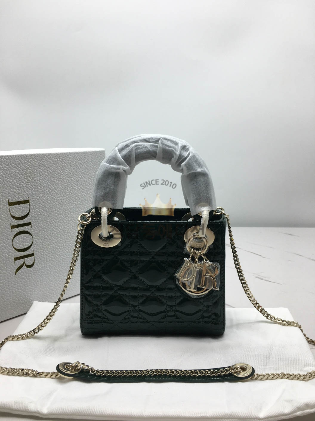 디올 레이디백 17cm 페이던트