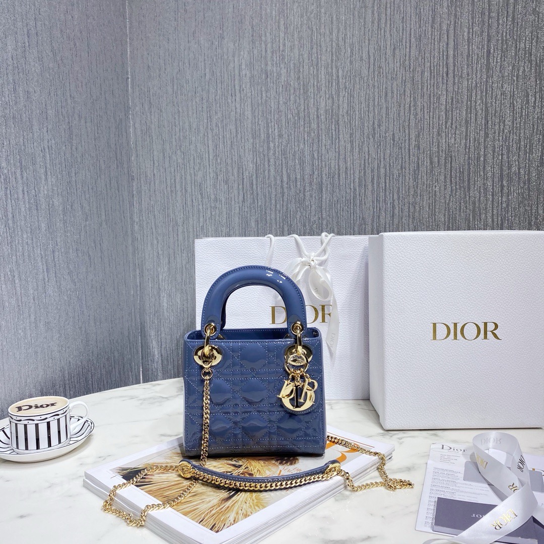 디올 레이디백 17cm 페이던트