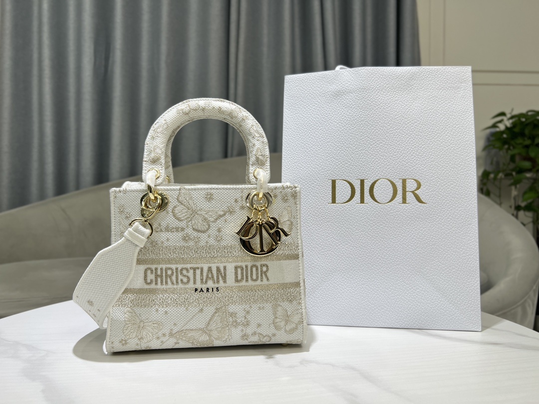 디올 레이디 D-LITE 미디움 백