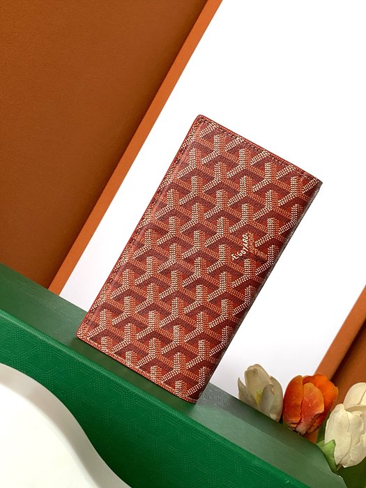 고야드 리슐리유 플랩 장지갑 (똑딱이버전) (컬러 레드)