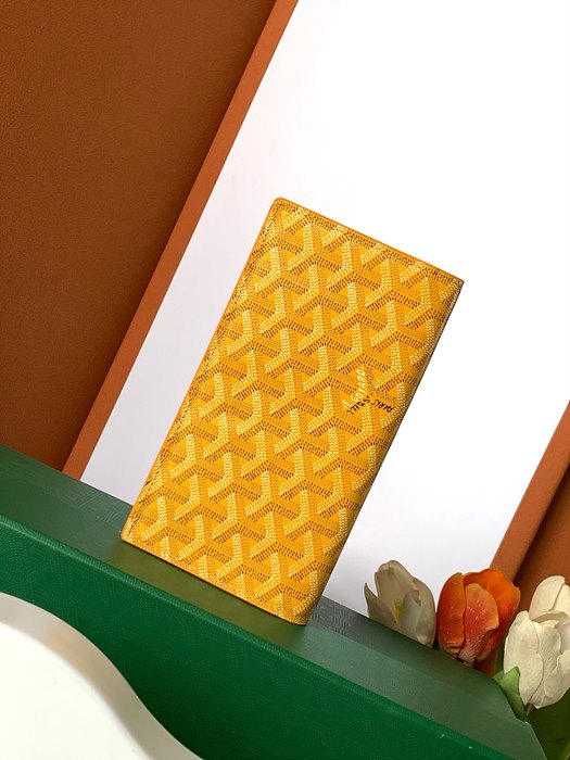 고야드 리슐리유 플랩 장지갑 (똑딱이버전) (컬러 옐로우)