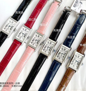 까르띠에 탱크 아메리칸 워치 남성용 (6COLOR) (20mm/23mm)