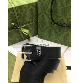 구찌 더블G 레더 벨트