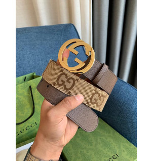 구찌 인터로킹 점보G 다이애나 벨트 4cm