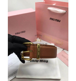 23fw 미우미우 가죽 벨트 (3COLOR)
