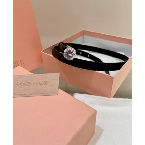 미우미우 다이아 버클 벨트