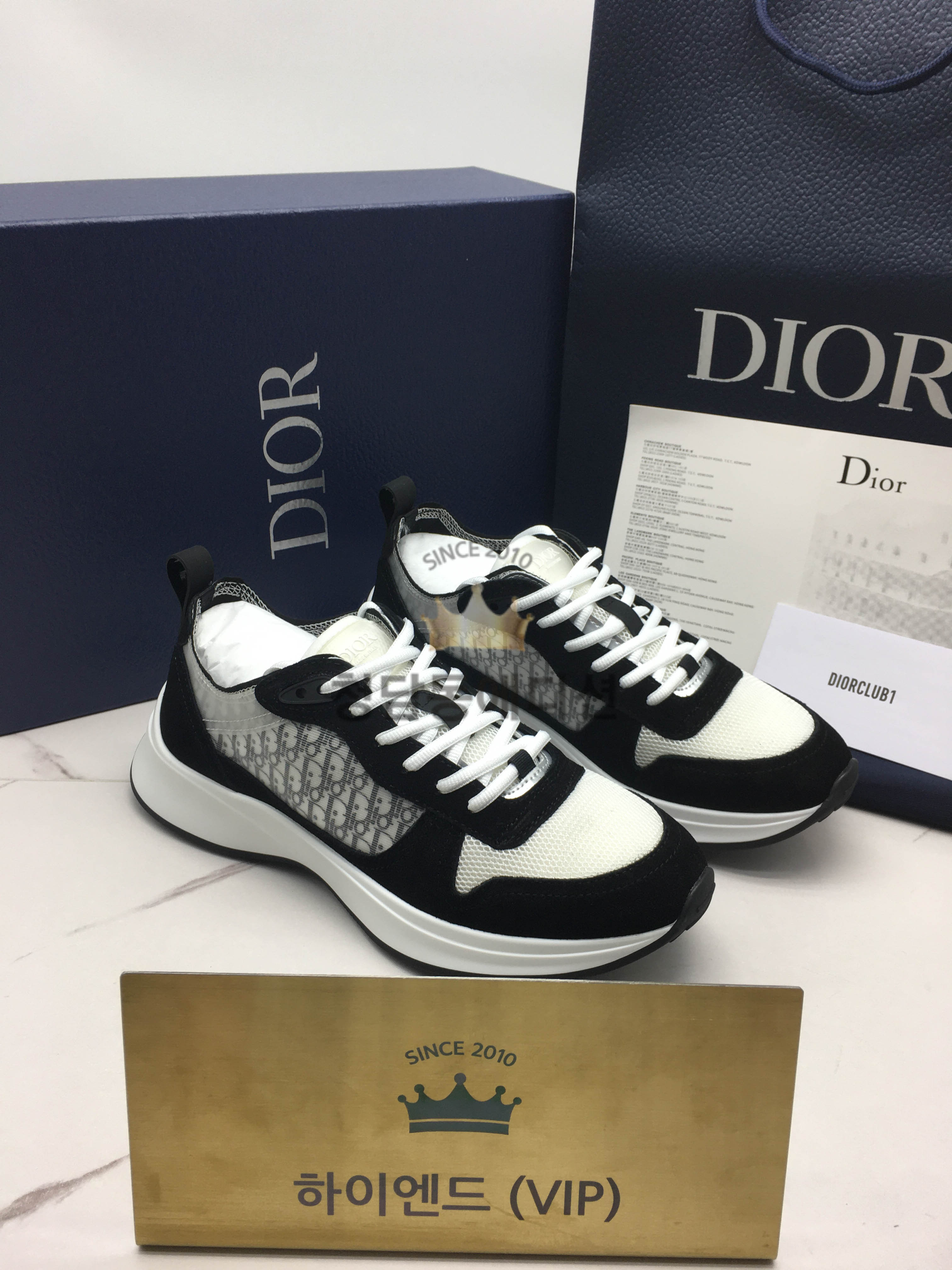 디올 b25 스니커즈 (남성용)