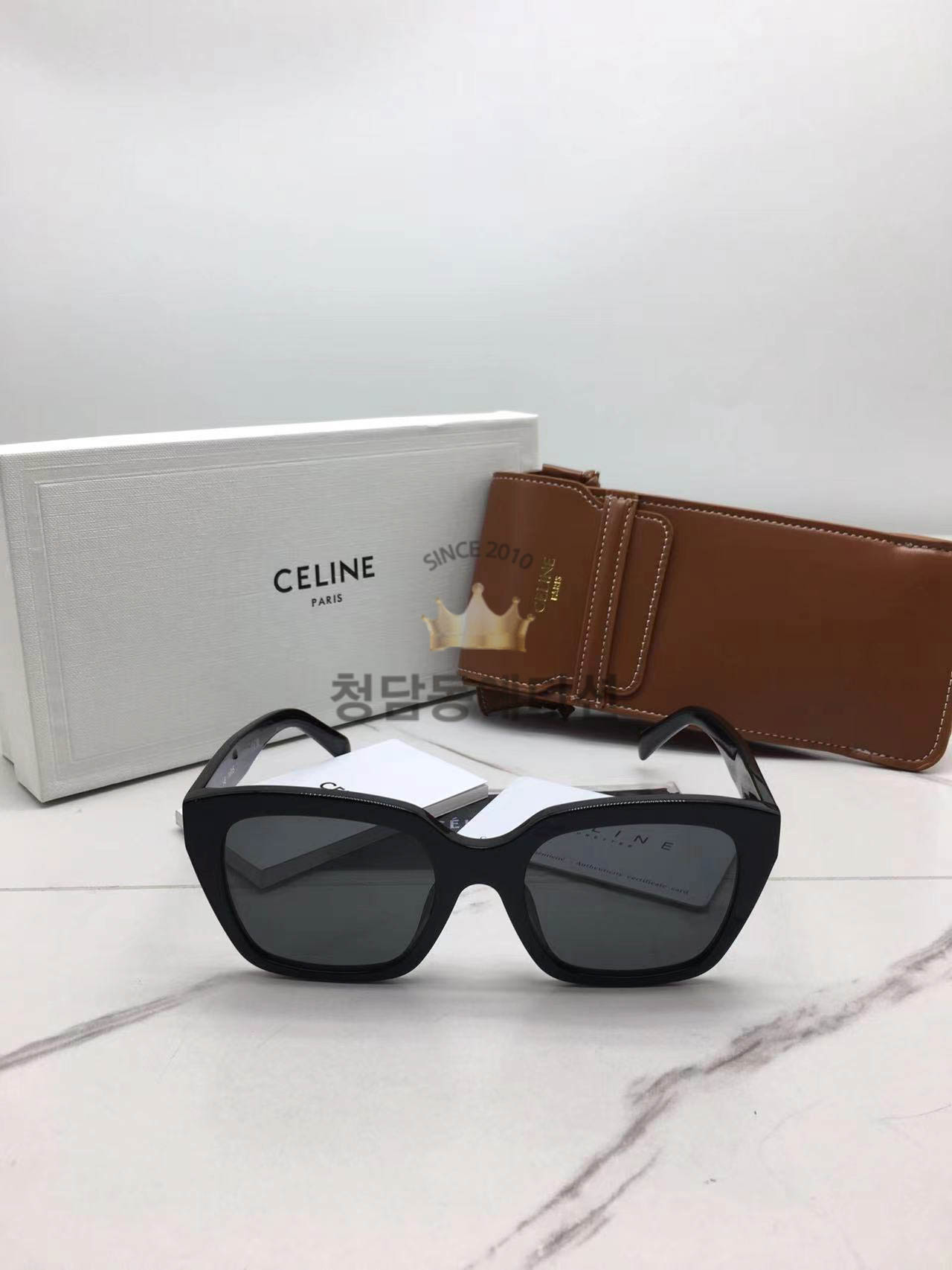 셀린느 모노크롬 빅사이즈 선글라스 CL40198