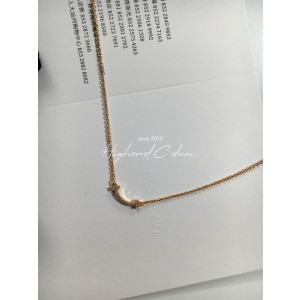 티파니 스마일 목걸이 (1CM) (V-gold소재) (3COLOR)