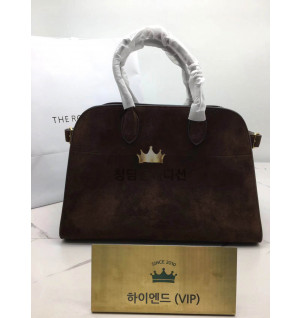 더 로우 N/S 마고 15 백 (스웨이드)