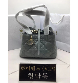 디올 뚜주흐 미디움 백 (upgrade ver.) (컬러 락 그레이)