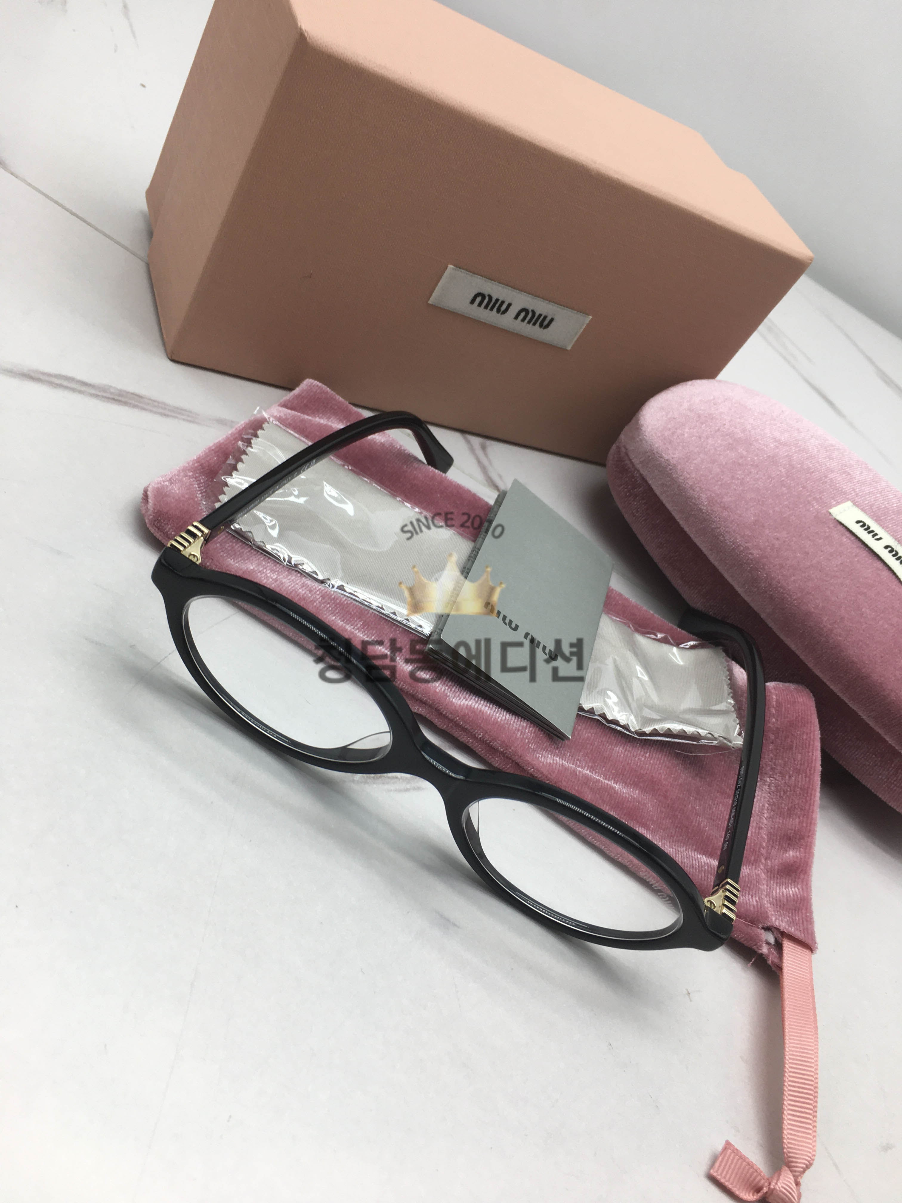 미우미우 리가드 안경 (컬러 블랙, 호피)