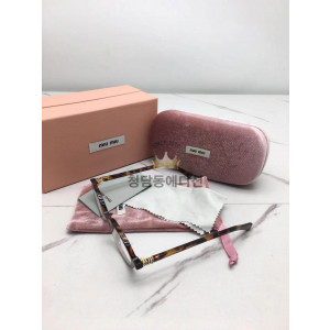 미우미우 리가드 안경 (컬러 블랙, 호피)