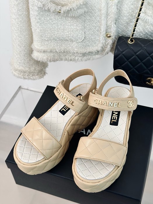 샤넬 까멜리아 샌들