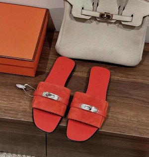 에르메스 23SS 줄리아 스웨이드 샌들