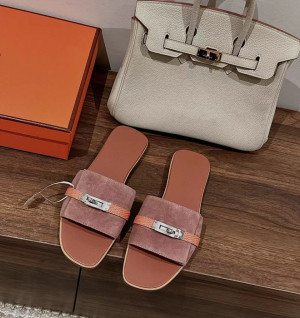 에르메스 23SS 줄리아 스웨이드 샌들