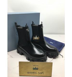 프라다 23FW prd 레더 첼시부츠