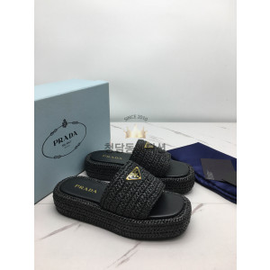 프라다 플랫폼 슬리퍼