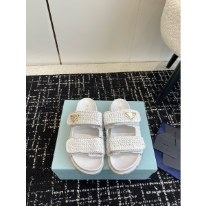 프라다 플랫폼 슬리퍼