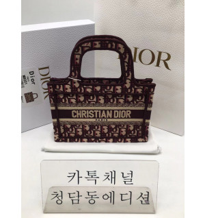 [정품동일가죽] 디올 북토트백 미니 최고퀄