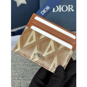 디올 HIT THE ROAD 카드 홀더 (컬러 브라운)