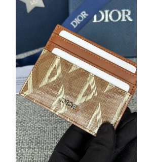 디올 HIT THE ROAD 카드 홀더 (컬러 브라운)