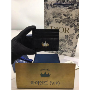 디올 오블리크 카드 홀더 (컬러 블랙)