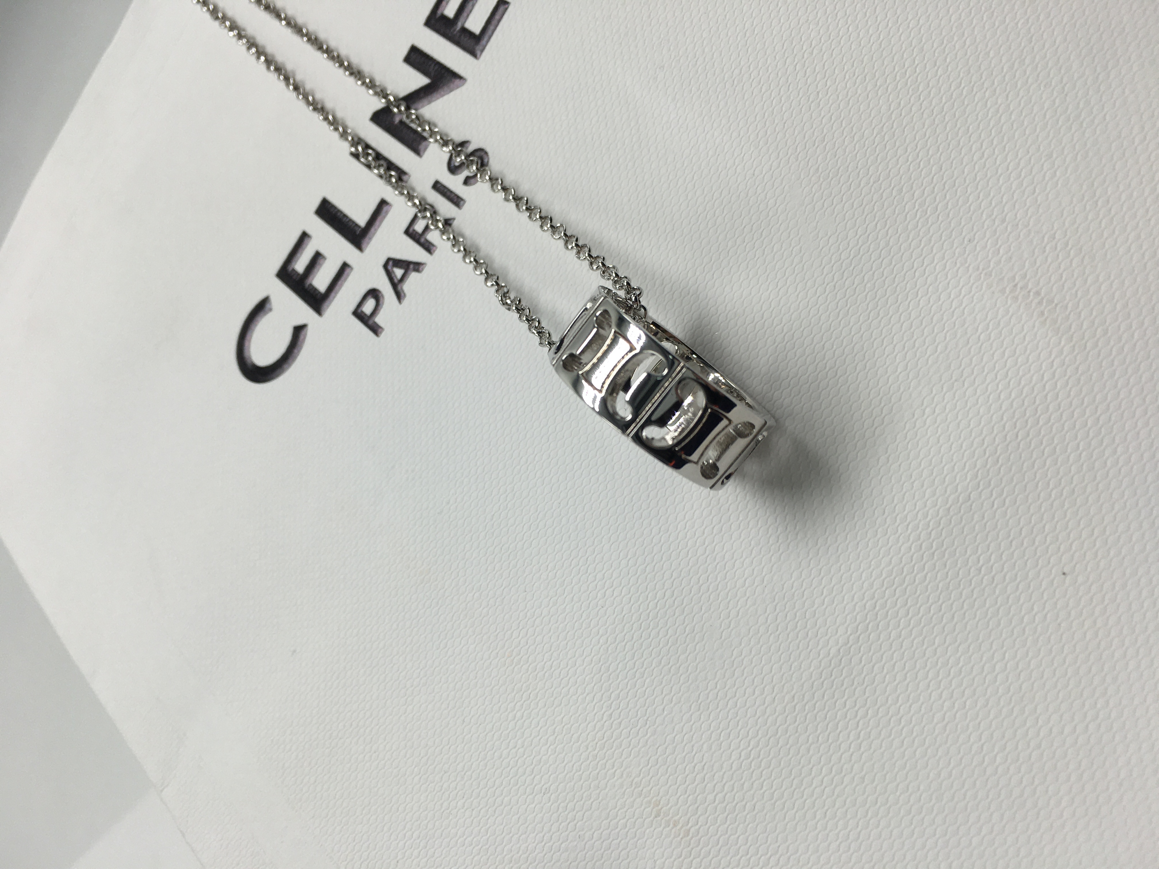 셀린느 트리오페 링 목걸이