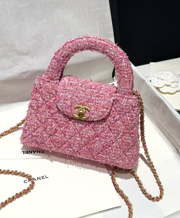 샤넬 24P 트위드 켈리백