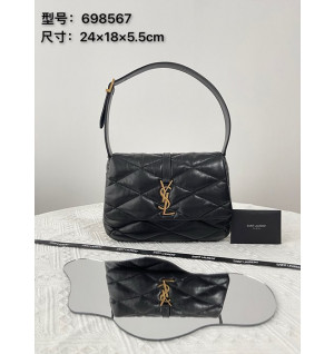 입생로랑 LE 57 퀼팅 숄더백 698567 (컬러 블랙)