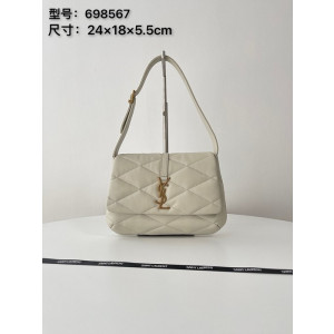 입생로랑 LE 57 퀼팅 숄더백 698567 (컬러 화이트)