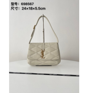 입생로랑 LE 57 퀼팅 숄더백 698567 (컬러 화이트)