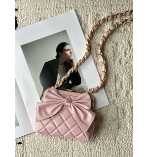샤넬 체인 달린 리본 미니백 AP4028 올핑크