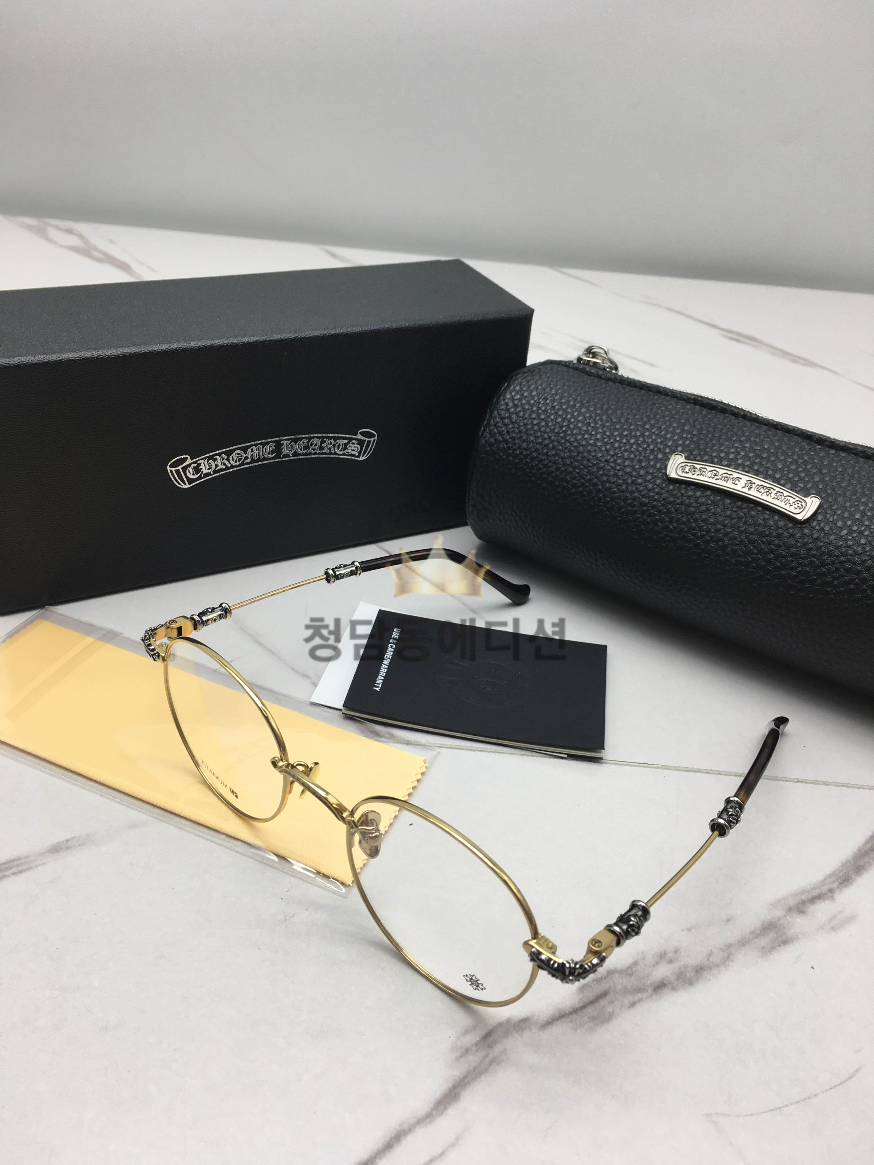 크롬하츠 BUBBA-A 부바 안경 (컬러 옐로우골드)