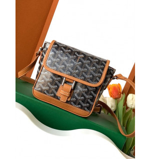 고야드 그랜드 블루 PM 메신저백 (컬러 블랙탄 브라운)