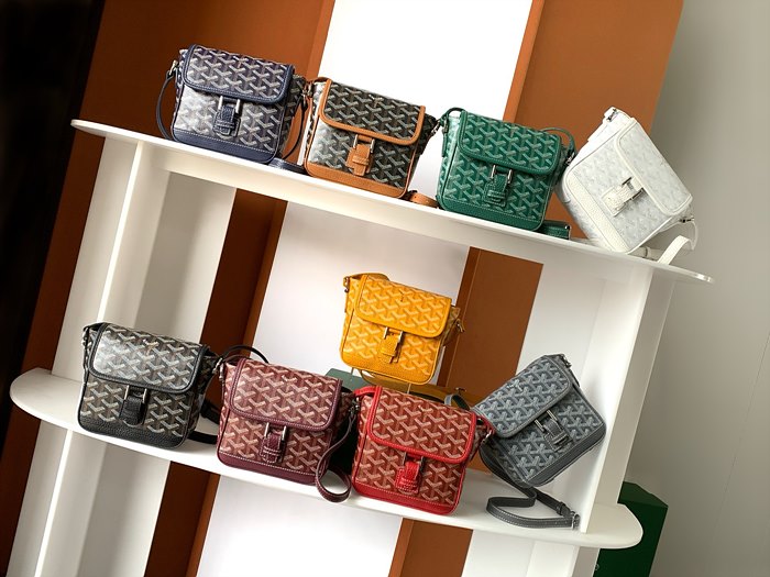 고야드 그랜드 블루 PM 메신저백 (컬러 퍼플버건디)