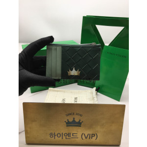 보테가 베네타 인트레치아토 지퍼 카드 케이스 755985