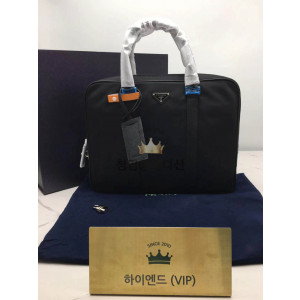 프라다 나일론 브리프케이스 숄더백 서류가방