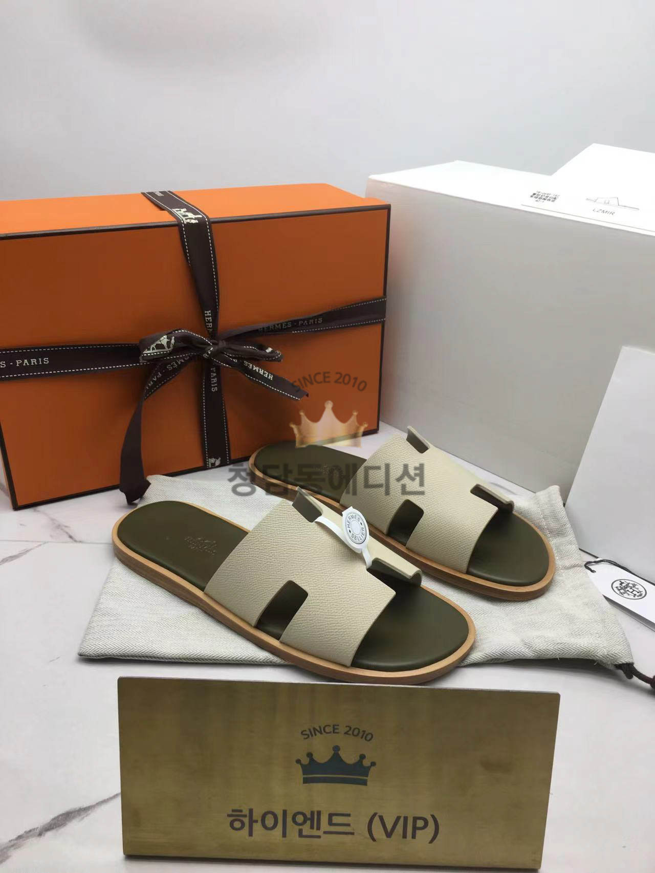 에르메스 이즈미르 슬라이드 (handmade ver.) (남성용)