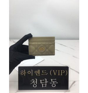디올 카로 프레지아 카드홀더 (컬러 베이지)