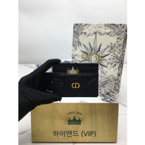 디올 카로 프레지아 카드홀더 (컬러 블랙)