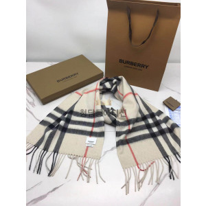 버버리 캐시미어 체크 머플러