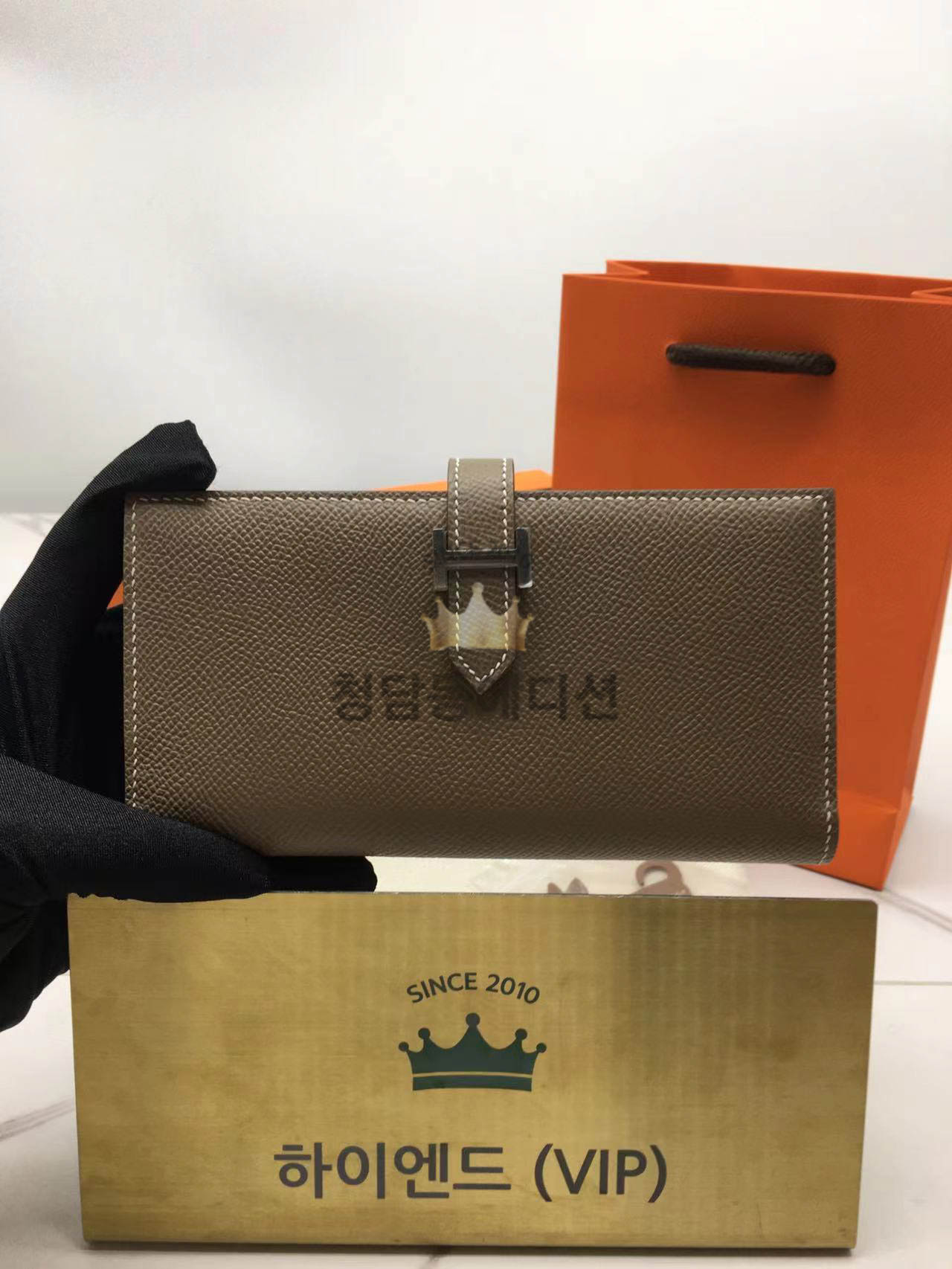 에르메스 베안 장지갑 (컬러 에토프) (금장/은장) (올수공)